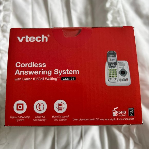VTech CS6124 Cordless Phone w/ Answering System Machine & Caller ID - Picture 6 of 6